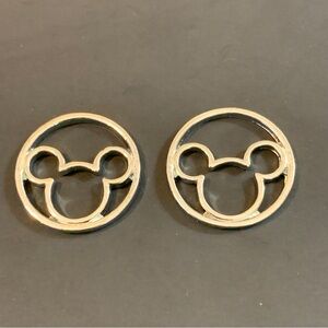 Floating locket decorative plate- mouse head